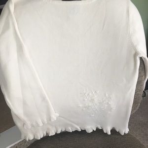 Sweater with embroidery